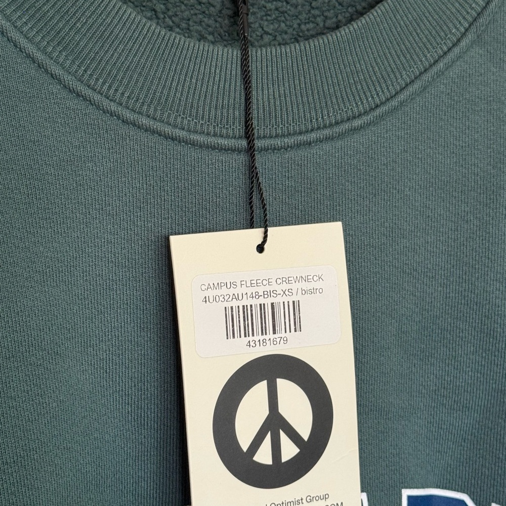Madhappy Campus Fleece Sweater Bistro XS NWT - Picture 4 of 5